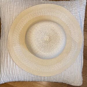 Marcus Adler Sun Hat | Cream Paper Straw | Wide Brim | One Size